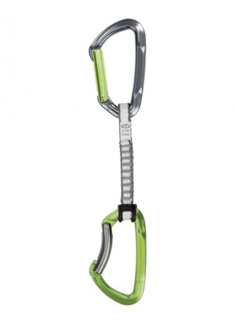 Ekspres wspinaczkowy Climbing Technology Lime Set Dyneema - green-grey / 12 cm