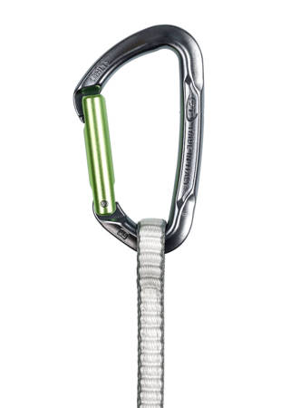 Ekspres wspinaczkowy Climbing Technology Lime Set M-DY 22 cm - green