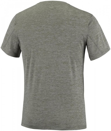 Koszulka męska Columbia Zero Rules Short Sleeve Graphic Shirt - Cypress Heather, Tri Peak