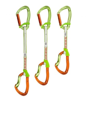 Zestaw ekspresów Climbing Technology Nimble Fixbar Set DY 12cm x 5 - orange/green
